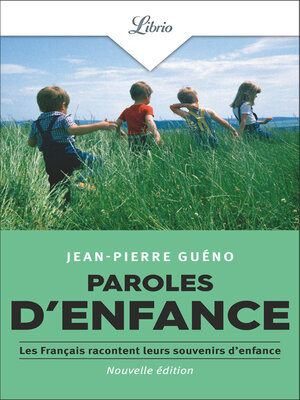 cover image of Paroles d'enfance